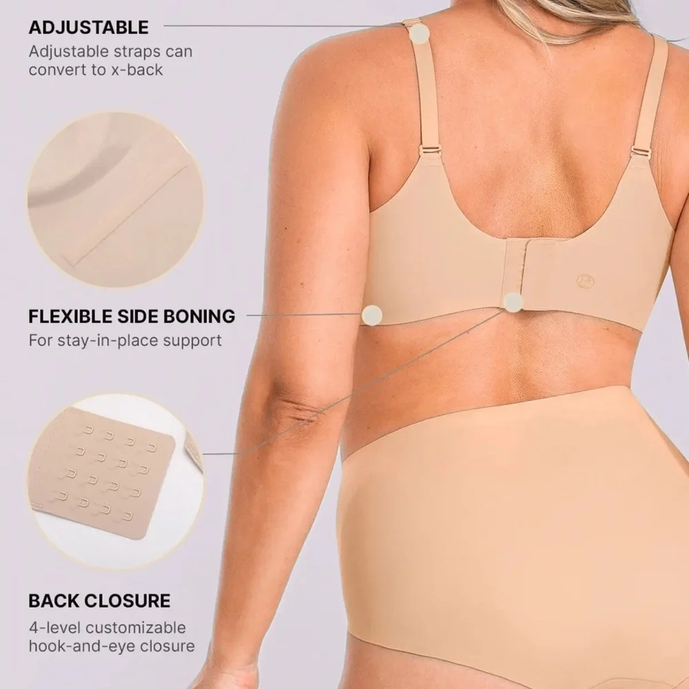 Shapellx Tan Comfort Bra